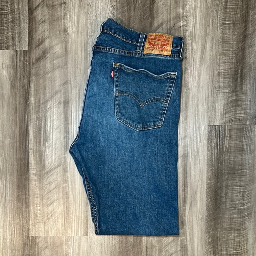 Levi's 505 Straight Fit Jeans - 40x32